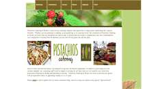 Desktop Screenshot of pistachioscatering.com